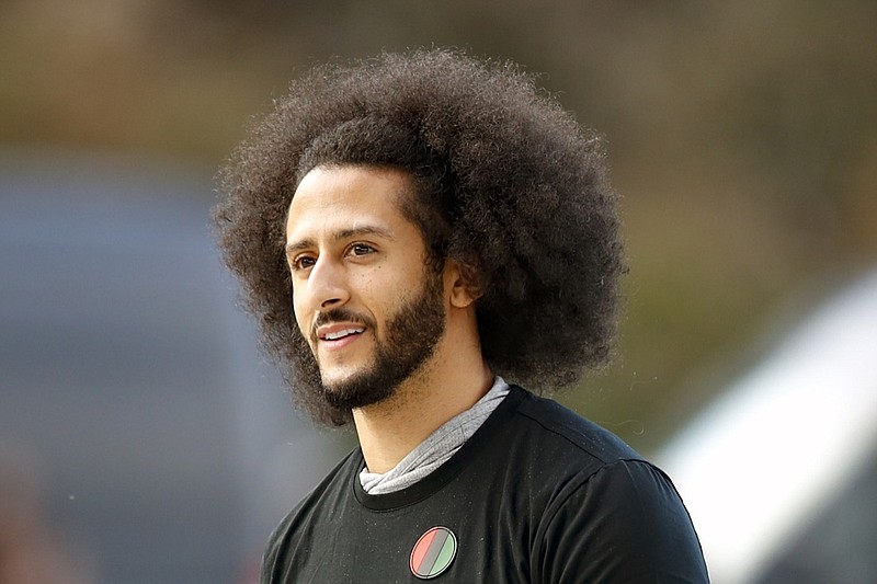 AP file photo / Former NFL quarterback Colin Kaepernick