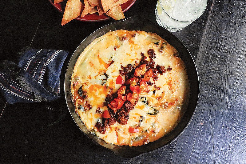 Queso fundido with chorizo / Photo by Gretchen McKay/Pittsburgh Post-Gazette via Tribune News Service