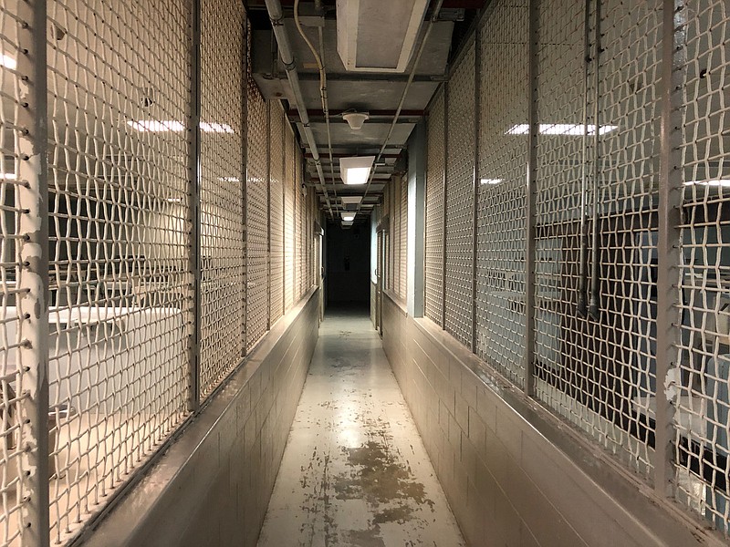 Photo by Austin Garrett, Chief Deputy Hamilton County Sheriff's Department / The 2nd floor of the Hamilton County Jail, which usually houses 120 inmates, is empty. With the COVID-19 pandemic the jail population has decreased.