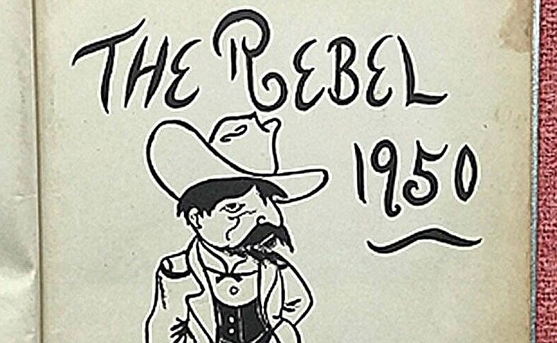 Contributed Image / Franklin County High School's 1950 yearbook features the school's Rebel Mascot.