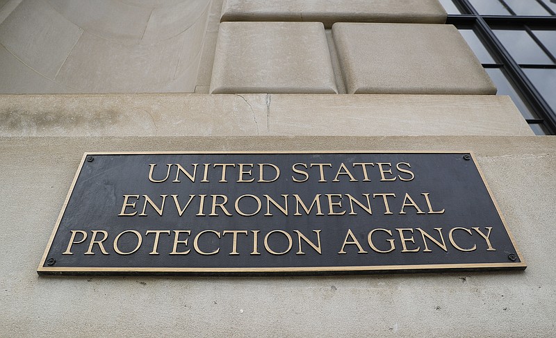  In this Sept. 21, 2017, file photo, the Environmental Protection Agency (EPA) Building is shown in Washington. Six former Environmental Protection Agency chiefs are calling for an agency reset after President Donald Trump's regulation-chopping, industry-minded first term. The group is presenting a detailed action plan drafted by former EPA staffers for whoever wins the Nov. 3 presidential election. (AP Photo/Pablo Martinez Monsivais)