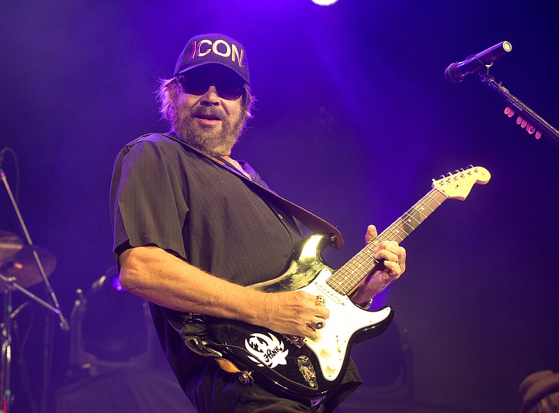 Hank Williams, Jr. performs in concert at The BB&T Pavilion in Camden, N.J. on Aug. 19, 2017. Williams, along with Dean Dillon and Marty Stuart, will be inducted into the Country Music Hall of Fame. (Photo by Owen Sweeney/Invision/AP, File)