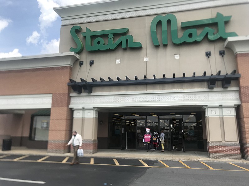 The Stein Mart store in Hamilton Village on Gunbarrel Road is one of 280 stores that may soon close after the retailer filed for bankruptcy Wednesday.