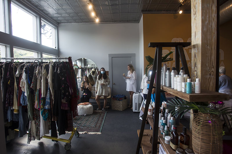 Staff photo by Troy Stolt / The interior of the salon at 519 Cherokee Blvd.