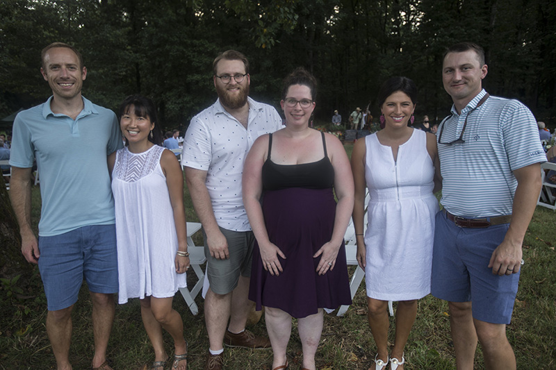 Staff photo by Troy Stolt / Joe & Becky Klein, Matt & Chelsea Gilbert and Jessica & Ryan Henn