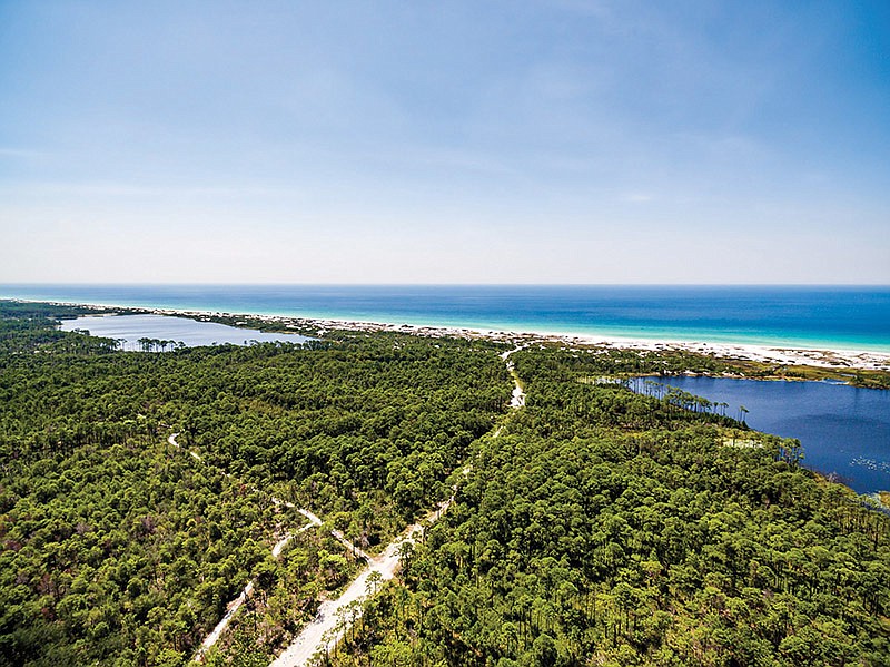 Hiking, biking, camping, kayaking and stand-up paddleboarding are just a few of the ways to spend a day at Topsail Hill Preserve State Park in Dune Allen. / Contributed Photo