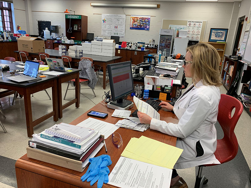 Baylor on-location COVID-19 testing. / Contributed Photo