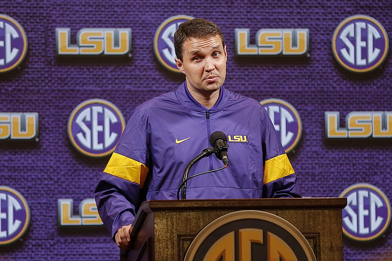 AP file photo by Butch Dill / LSU men's basketball coach Will Wade has been dealing with allegations of recruiting violations since March 2019 and was suspended during the postseason last year, but so far the former UTC and VCU coach has kept the job he took before the 2017-18 season.