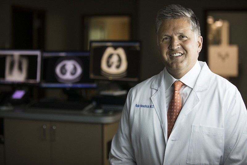 Staff photo by Troy Stolt / Dr. Rob Headrick, chief of thoracic surgery at CHI Memorial, is the 2020 Champion of Health Care in the Individual Innovation category.