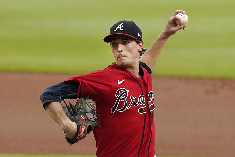 AP photo by John Bazemore / Atlanta Braves starter Max Fried pitches in the second game of Wednesday's doubleheader against the visiting New York Yankees.