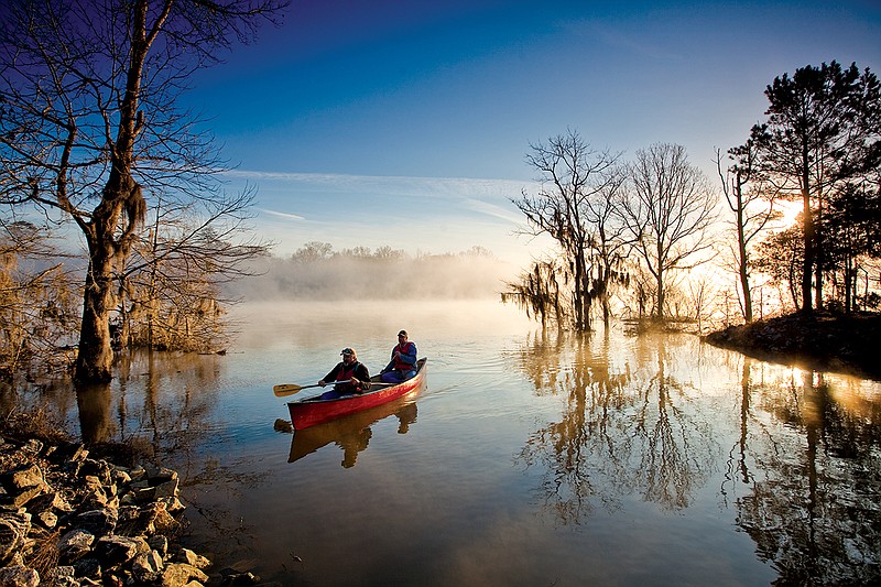 Contributed photo by Ralph Daniel Photography via ExploreGeorgia.org / Canoeing on the Altamaha River offers solitude amid rare wildlife.