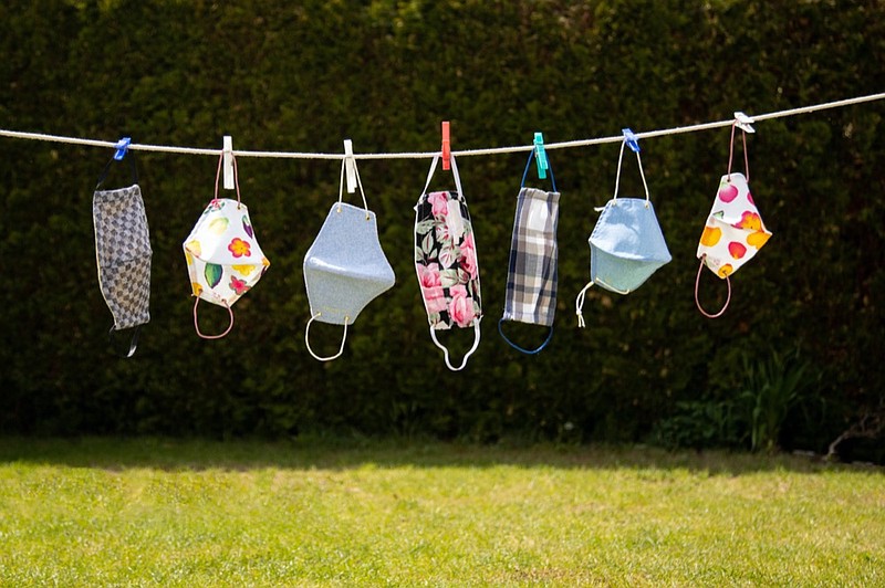 Seven DIY masks to protect against COVID19 in the garden on a leash face mask tile / Getty Images
