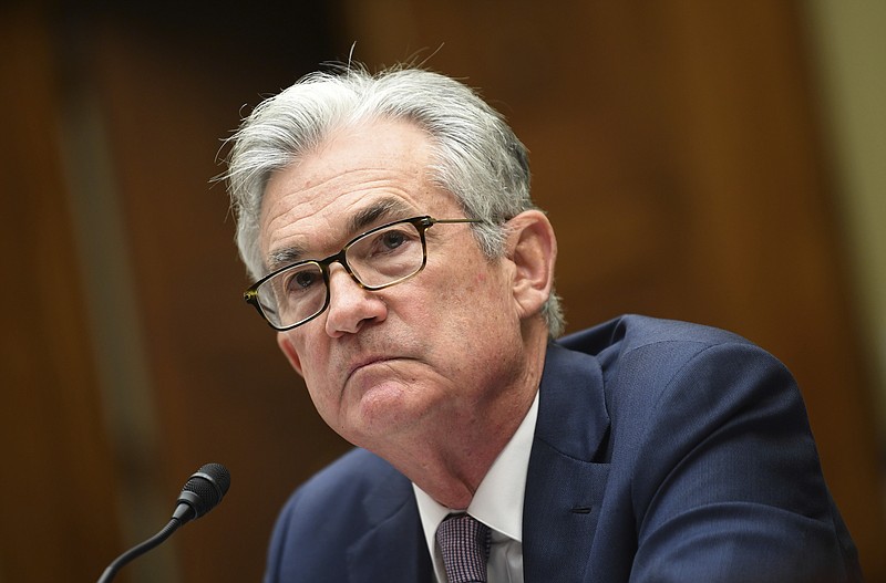 Federal Reserve Chair Jerome Powell testifies during a House Select Subcommittee on the Coronavirus Crisis hearing on Capitol Hill in Washington on Wednesday, Sept. 23, 2020. (Kevin Dietsch/Pool via AP)