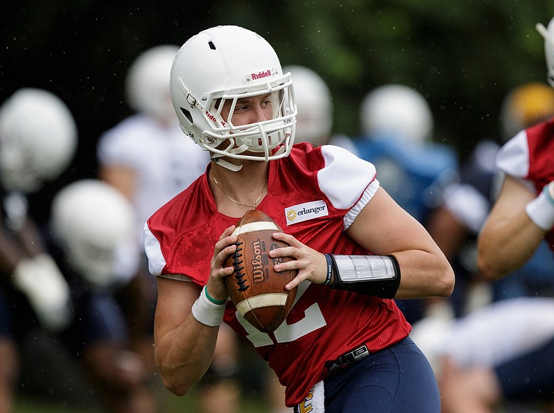 Staff file photo / Cole Copeland might be the most experienced quarterback on UTC's roster right now, but he hasn't played since a standout freshman season in 2017.