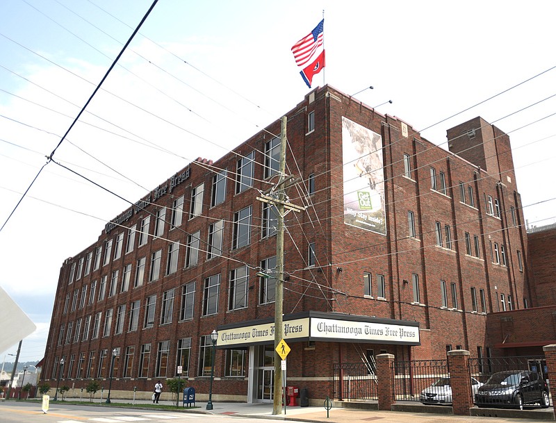 The Chattanooga Times Free Press building on East 11th Street. / Staff file photo