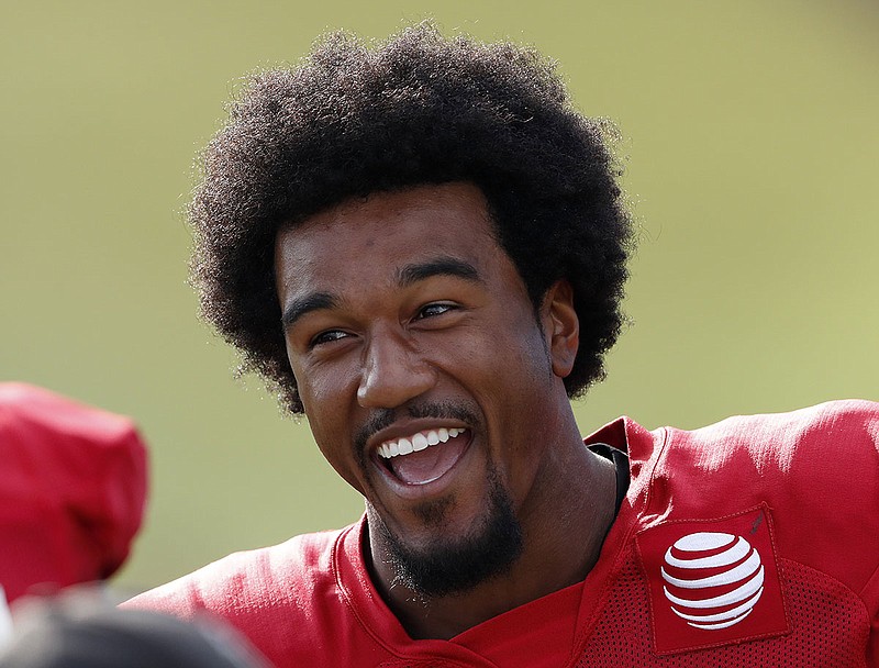 AP file photo by John Bazemore / Vic Beasley Jr. is ready to make his debut with the Tennessee Titans after spending the first five seasons of his NFL career with the Atlanta Falcons.