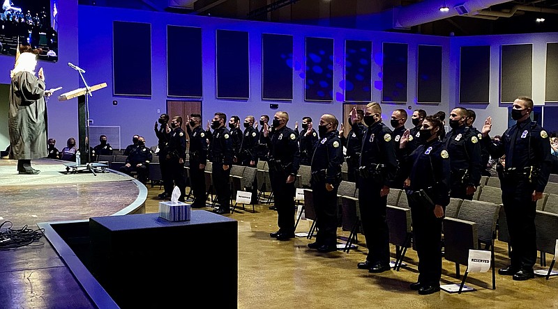 Chattanooga Police Department Photo / The Chattanooga Police Department added 22 new officers to its ranks on Thursday, Oct. 1, 2020, with the graduation of Class 2020-2021. 