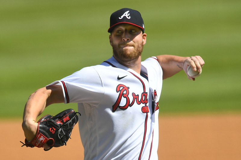 AP photo by John Amis / Atlanta Braves reliever Will Smith pitches against the Miami Marlins on Sept. 7. Smith and fellow relievers Chris Martin and Mark Melancon both pitched on back-to-back days as the Braves swept their NL wild-card series with the Cincinnati Reds this past week.