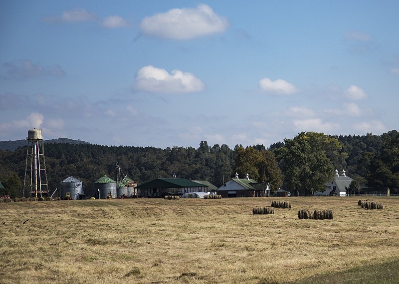 Staff photo by Troy Stolt / McDonald Farm is seen on Monday, Oct. 5, 2020, in Sale Creek, Tenn. It was recently announced that Hamilton County has an interest in purchasing the farm, which is up for sale, in order to build an industrial park on the land.