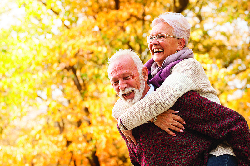 Retirees, senior citizens having fun. / Getty Images