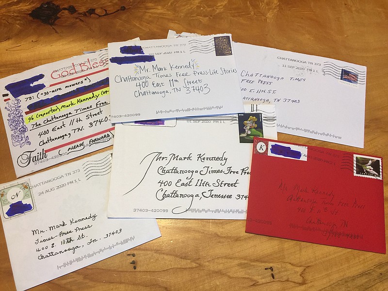 For a certain generation of Times Free Press readers, a handwritten card or letter is still the apex of civilized communication, or more to the point, Southern manners. / Staff photo by Mark Kennedy