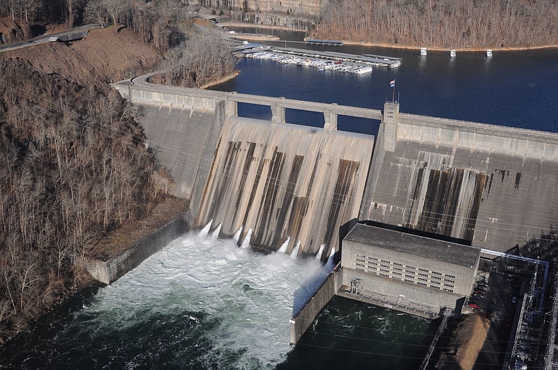 Contributed photo by the Tennessee Valley Authority / The Norris Dam in Anderson County was one of the first hydroelectric dams built by TVA in the 1930s