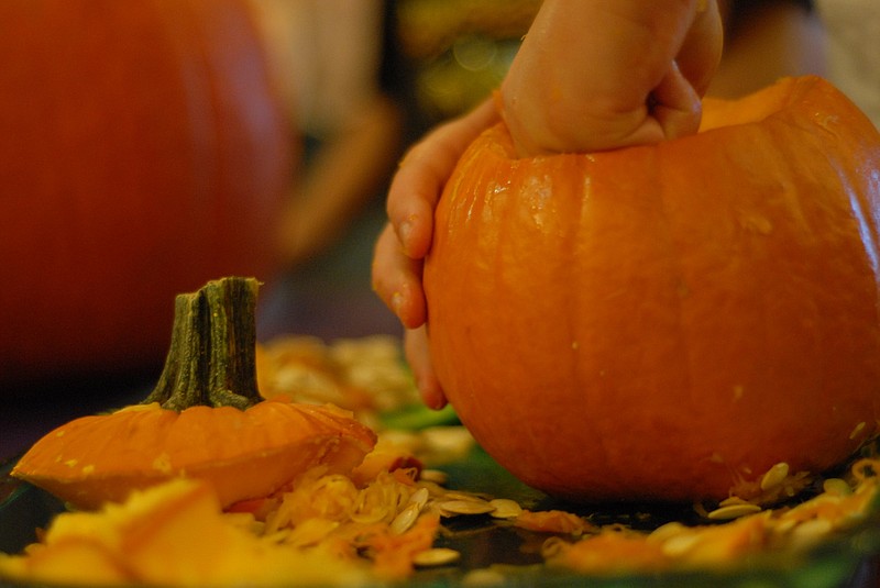 Staff File Photo / Registered participants can carve pumpkins at Crabtree Farms on Friday or Saturday afternoon. Cost is $15 for one pumpkin, $10 for any additional pumpkin.