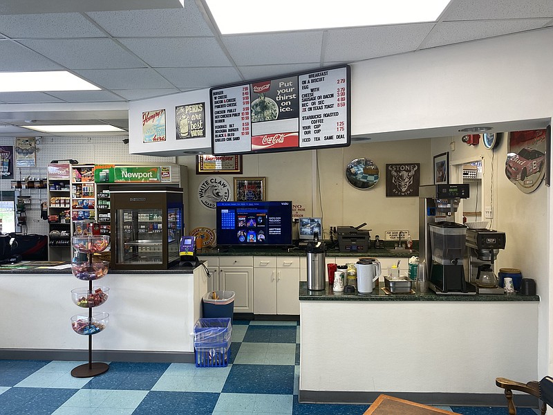 Photo by Barry Courter / Hoppy's North River Corner Market opened recently on Bell Avenue in North Chattanooga and carries a variety of sundries, and includes a kitchen serving breadfast, lunch and dinner.