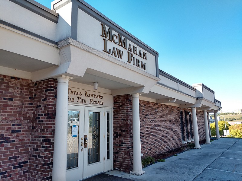 Staff photo by Mike Pare / The former location of the McMahan Law Firm is located on High Street in downtown Chattanooga.