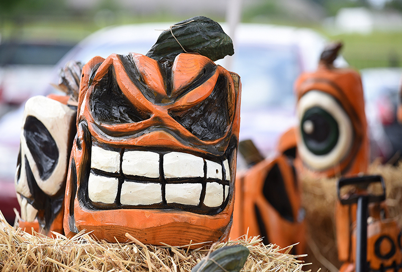 Staff photo by Matt Hamilton / Pumpkins carved by Jake Bray of Whitwell
