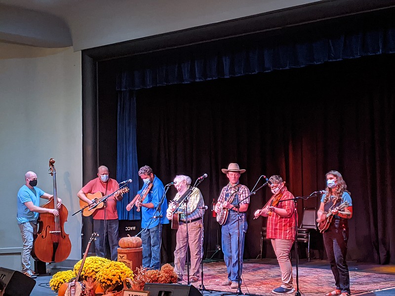 Photo courtesy of Mountain Arts Community Center / Musicians take the stage during the open mic portion of the Mountain Opry's debut at the Mountain Arts Community Center in late September.