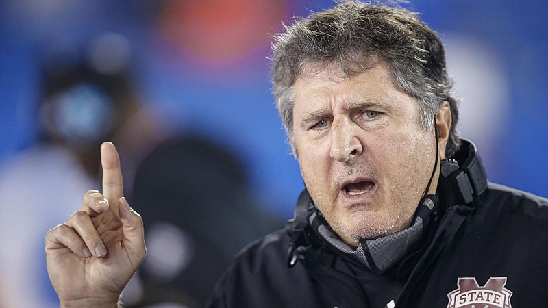 Misssissippi State photo / Mississippi State first-year football coach Mike Leach watched his Bulldogs register an opening upset of LSU in Baton Rouge, but they have since lost to Arkansas, Kentucky and Texas A&M.