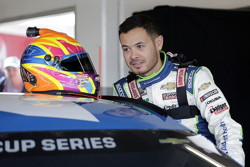 AP photo by Terry Renna / Kyle Larson, reinstated by NASCAR last week after being suspended for months due to his use of a racial slur, has landed a ride with Hendrick Motorsports for the 2021 Cup Series season.