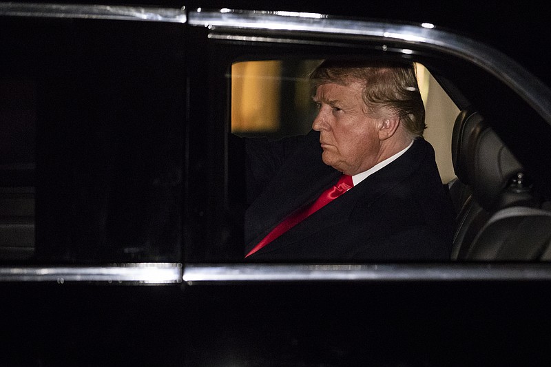 New York Times file photo by Samuel Corum/President Donald Trump leaves the White House on his way to the U.S. Capitol in February of 2018.