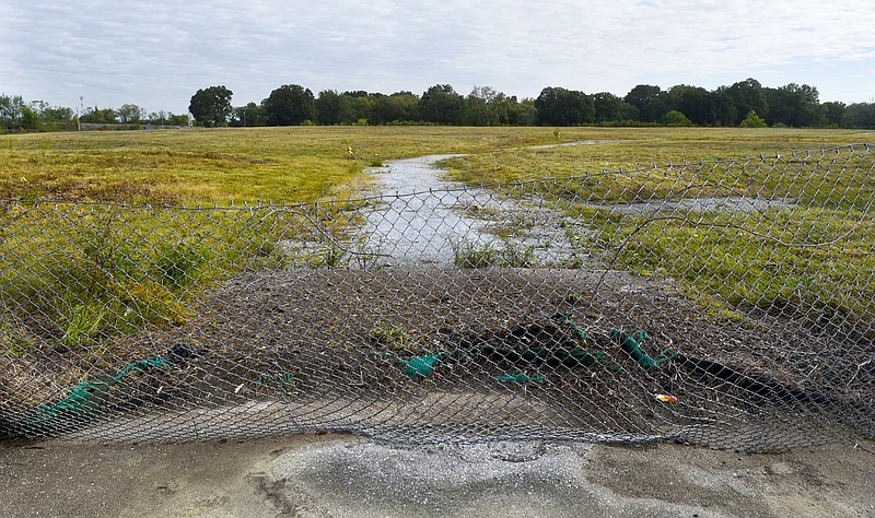 Staff Photo by Robin Rudd/ The western portion of the former Harriett Tubman Site awaits development. It was announced last year that Nippon Paint USA will invest $61 million in a plant on the former Harriet Tubman site in East Chattanooga.