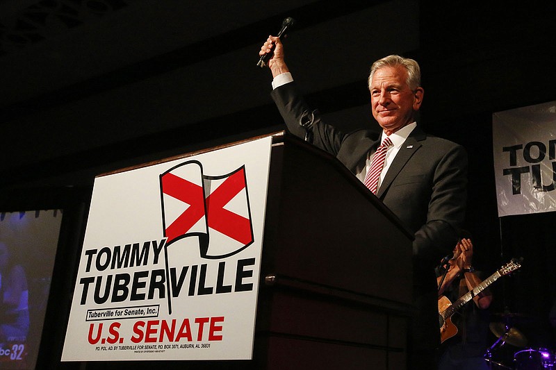 AP file photo by Butch Dill / Former Auburn University football coach Tommy Tuberville won his U.S. Senate race Tuesday night in Alabama, but University of Alabama coach Nick Saban has no desire to follow that same path.