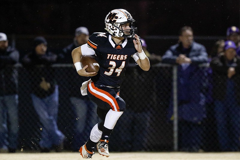 Staff file photo by C.B. Schmelter / Meigs County running back Will Meadows