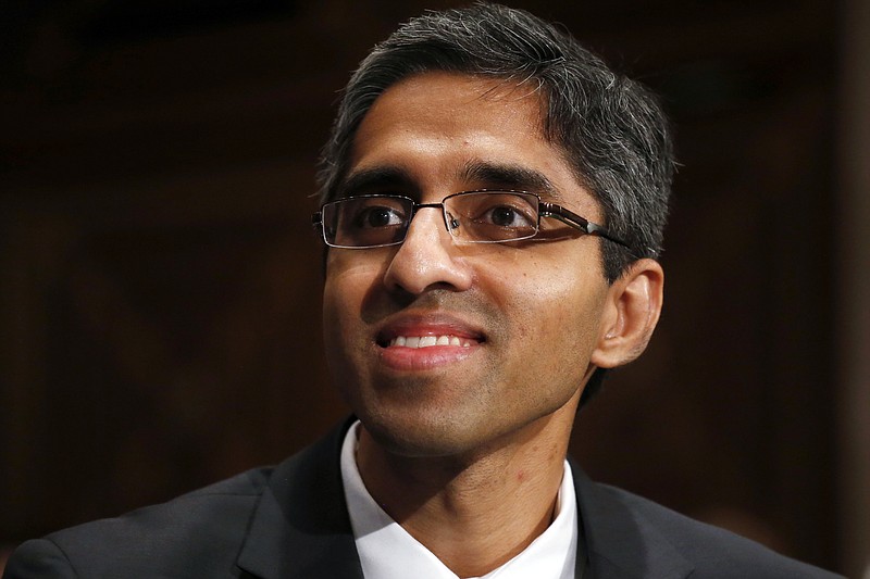 In this Feb. 4, 2014, photo, then U.S. Surgeon General appointee Dr. Vivek Murthy appears on Capitol Hill in Washington. Murthy has been named as co-chair by President-elect Joe Biden to his COVID-19 advisory board. (AP Photo/Charles Dharapak, File)