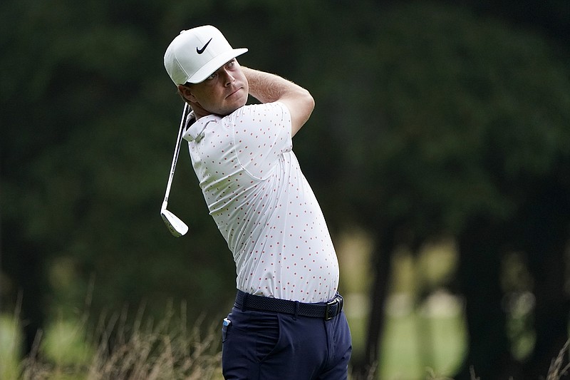 AP photo by Chris Carlson / Former Baylor School golfer Keith Mitchell, shown in August at the PGA Tour's Wyndham Championship, is motivated to return to the Masters after shooting a 1-under-par 287 during his debut appearance last year at Augusta National.