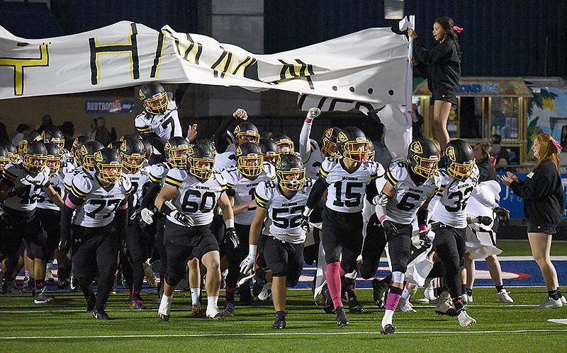 Staff file photo by Matt Hamilton / The McMinn County Cherokees are 10-1, but their second-round playoff game at Dobyns-Bennett this past Friday was postponed for reasons related to COVID-19.