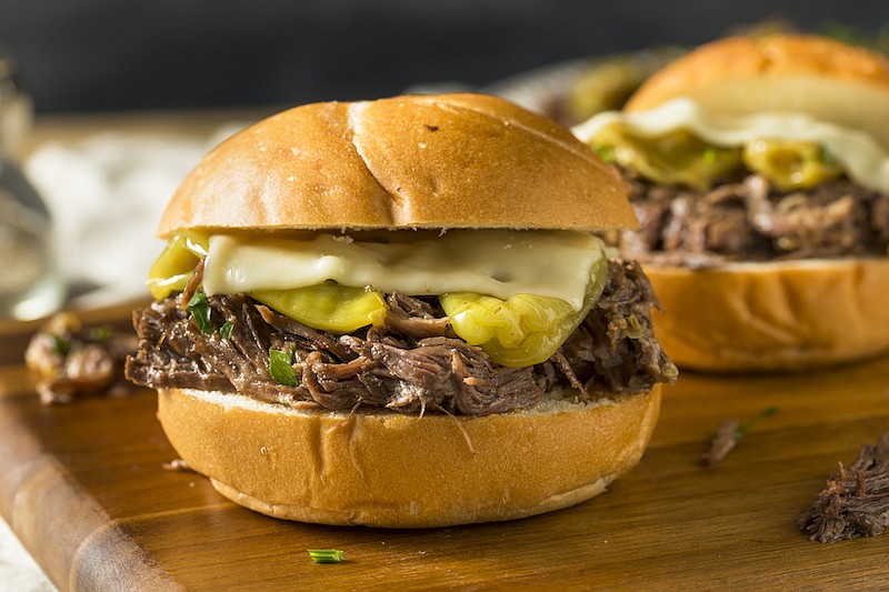 Homemade Mississippi Pot Roast sandwich with cheese. / Photo credit: Getty Images/iStock/bhofack2