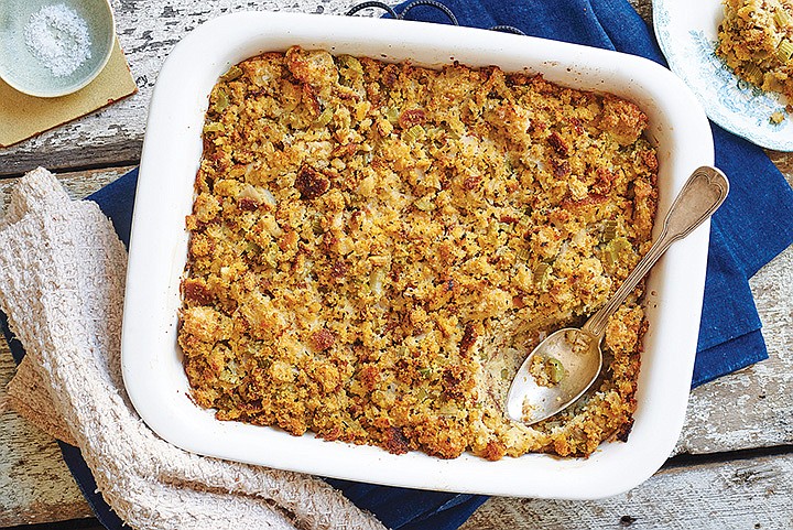 The correct way to make a traditional cornbread dressing is highly contested — with each region, class and custom claiming to reign over the rest. / Photo by Melina Hammer/The New York Times