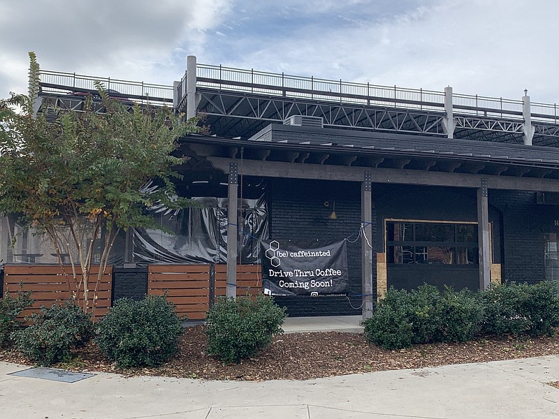 Staff photo by Allison Collins / The coffee shop, Be Caffeinated, is set to open in the North Shore.