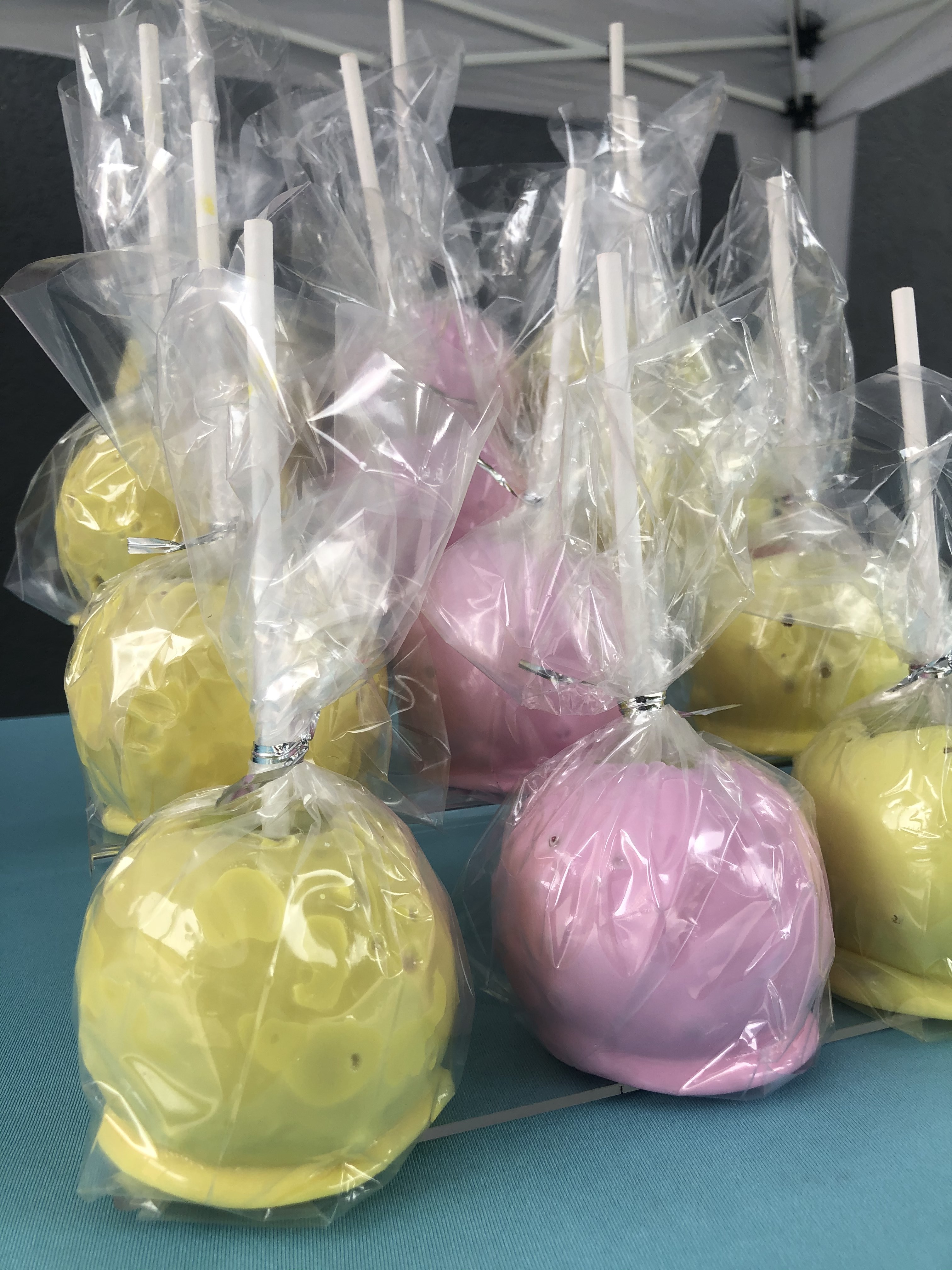 Contributed photo by Desiree Hulsey / Magic Wand Candy Co.'s 60-plus flavors extend to candy apples as well.