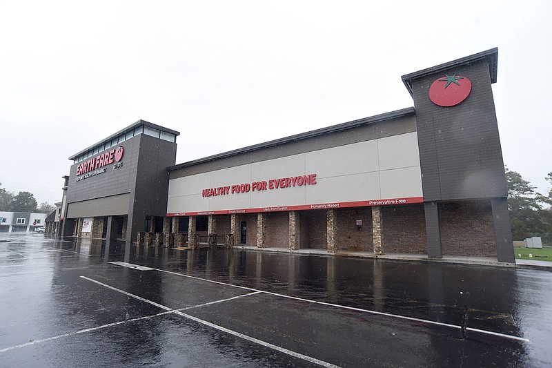 Staff Photo by Matt Hamilton / The shopping center that held the former Earth Fare store in Hixson is for sale.
