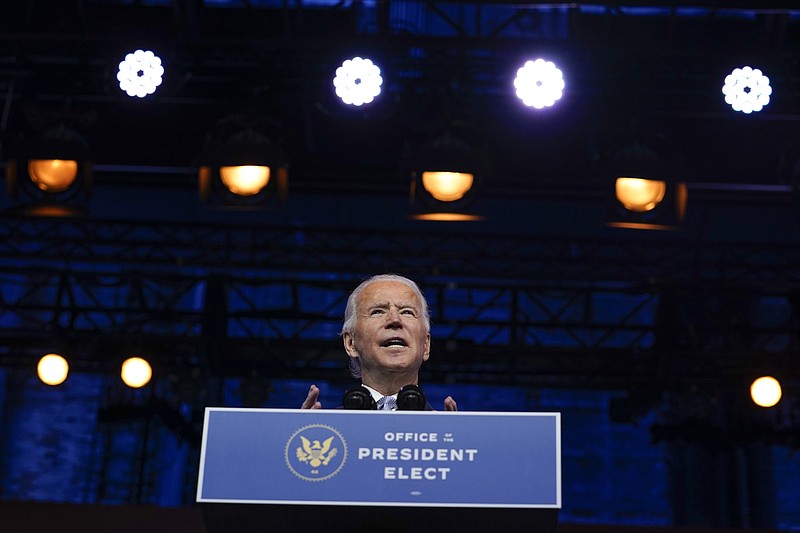 The Associated Press / President-elect Joe Biden introduces his nominees and appointees to key national security and foreign policy posts at The Queen theater earlier this week in Wilmington, Delaware.