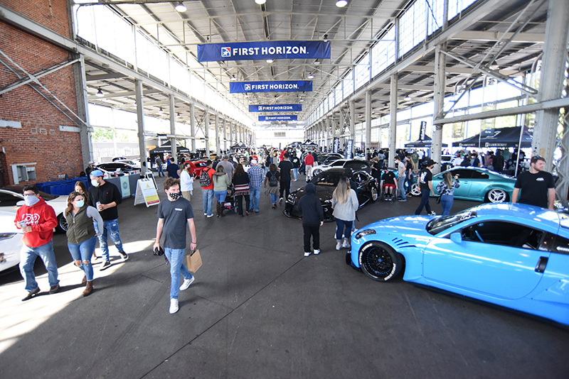 Staff photo by Matt Hamilton / The meet and car show takes over First Tennessee Pavilion.