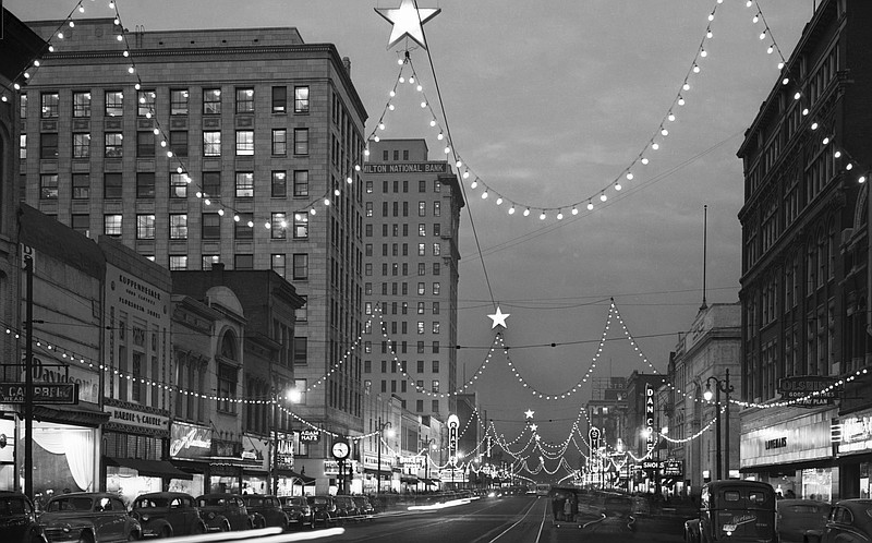 Contributed photo by Roy Tuley Photography via ChattanoogaHistory.com / Hands-down, the overwhelming favorite memories shared were trips downtown in the 1950s through the '80s to see themed displays in the windows of EPB, Miller Brothers, Loveman's and other stores, or to attend Christmas on the River the weekend after Thanksgiving.