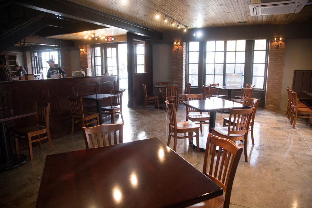Staff photo by Troy Stolt / The interior of Nic & Norman's is seen on Tuesday, Dec. 1, 2020 in Chattanooga, Tenn. The restaurant, which planned to open in the spring of 2020 before the pandemic, now plans to open open its doors sometime next week.