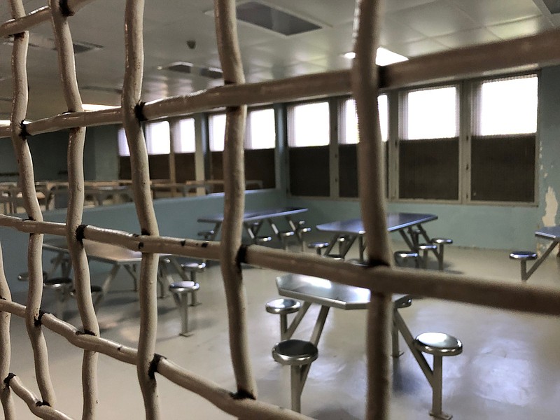 Photo by Austin Garrett, Chief Deputy Hamilton County Sherif's Department / The 2nd floor of the Hamilton County Jail, which usually houses 120 inmates, is empty.  With the COVID-19 pandemic the jail population has decreased.  